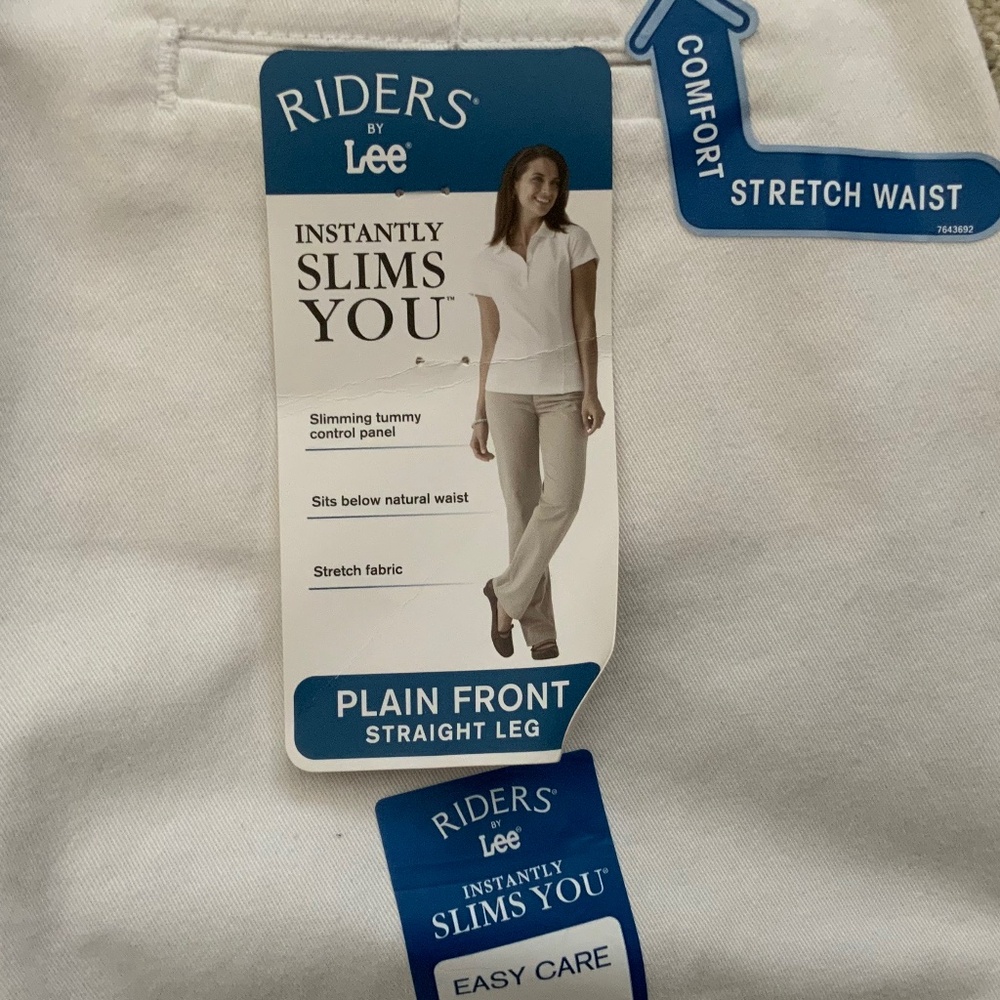 Riders by Lee Jeans, 6M, White, NWT - Picture 5 of 5